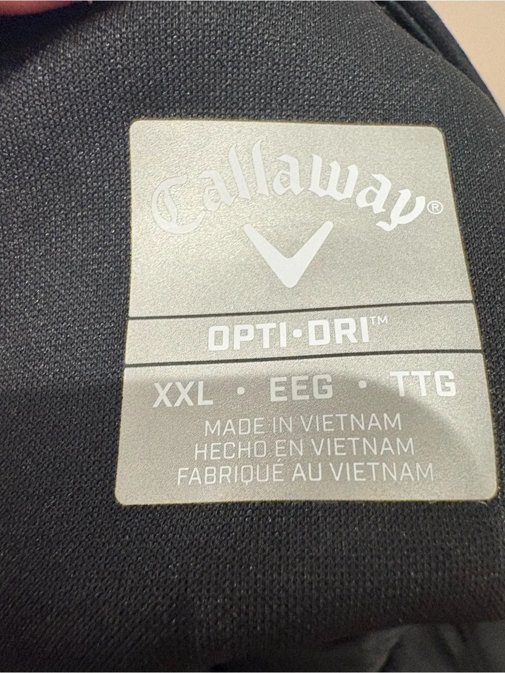NEW Callaway Men’s Black Opti-Dri Quarter-Zip Pullover Jacket size XXL